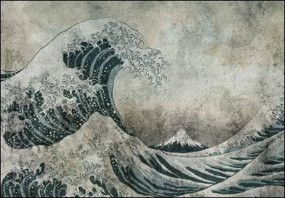 Complétez le titre de ce tableau : "... vague de Kanagawa".