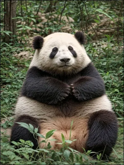 Le panda possède un estomac de carnivore.