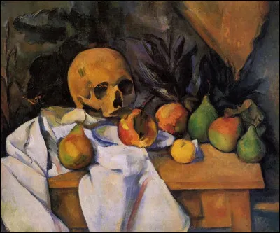Quel peintre français est l'auteur de ce tableau intitulé ''Nature morte au crâne'' ?