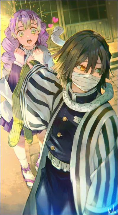 De qui Mitsuri a-t-elle reçu en cadeau des longues chaussettes vertes ?