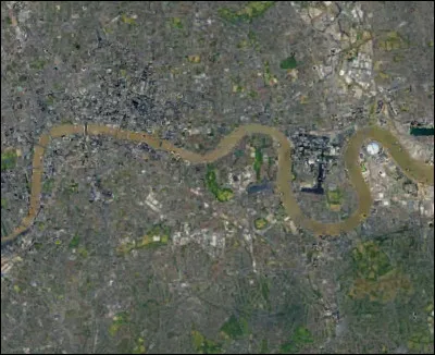 Quelle ville, si on l'observe depuis le ciel, ressemble à cela ?