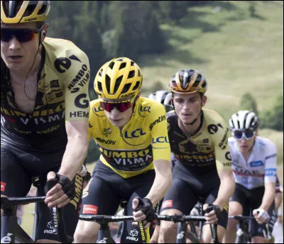 Bourvil : À bicyclette. (la chanson est de 1947)
"Je m'en allais chercher des oies
Du côté de Fouilly-les-oies
À bicyclette...
Ah c'que vous êtes menteur
Moi je suis balayeur
Avez-vous fait le tour...

De quel tour s'agit-il ?