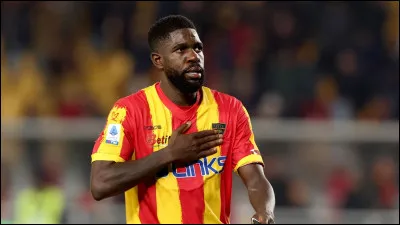 Quel est le nom de ce défenseur central international français ayant participé au sacre durant la Coupe du monde 2018 et qui évolue au LOSC Lille depuis 2023 ?