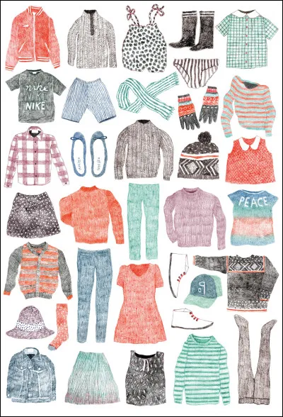 Est-ce que tu aimes la mode et les vêtements !