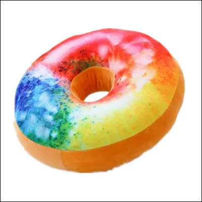 De quelles couleurs est ce donut ?