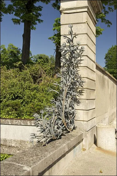 Holà ! Gare ! Cette grille est bien armée, est-ce défensif ou décoratif ? Les deux peut-être !
Quel est le nom de cette décoration dissuasive ?