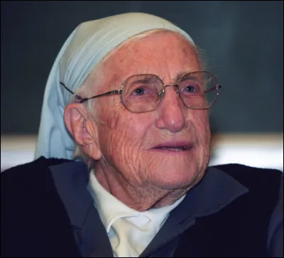 Qui est cette religieuse catholique franco-belge (1908-2008), fondatrice d'oeuvres caritatives en Égypte auprès des enfants et des plus démunis, elle est le symbole de la cause des déshérités ?