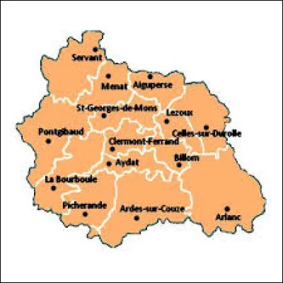 Dans le département du Puy-de-Dôme, quel est le nom de la préfecture ?