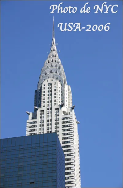 Dans quelle ville le Chysler Building (319 m) datant de 1930, symbole de la marque éponyme, est-il localisé ?