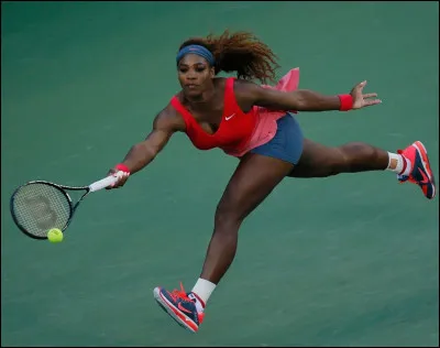 Serena Williams, considérée comme une des plus grandes joueuses de tennis de tous les temps. Elle est la soeur de...