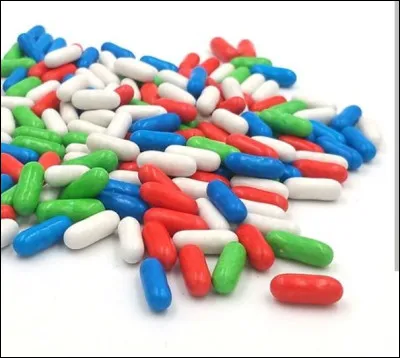 Quel est le nom des bonbons sur l'image ?