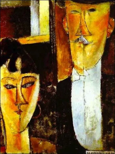 ... a peint "Les Mariés".