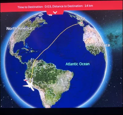 Nous voilà partis pour le Pérou ! Mais avec quelle compagnie ? (Un indice : cette compagnie nationale est basée à l'aéroport cherché dans la question précédente !)