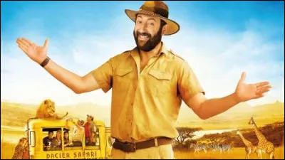Quel est ce film français, dans lequel Kad Merad incarne un guide n'ayant pas mis les pieds dans la savane depuis longtemps et ayant peur des animaux ?