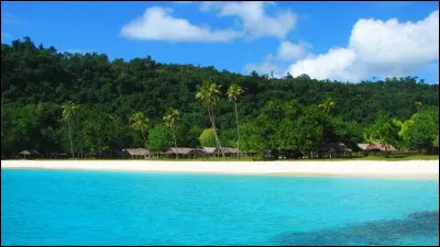 Champagne Beach est une plage paradisiaque située sur l'île d'Espiritu Santo, la plus grande des îles du Vanuatu. Quel océan la borde ?