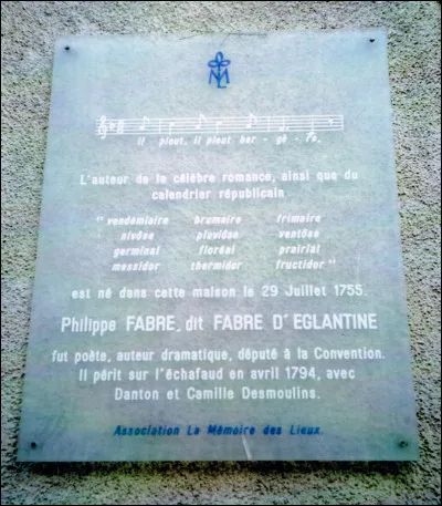 Connaissez-vous "Le retour aux champs", c'est le premier nom de "Il pleut, il pleut bergère", cette chanson a été écrite par Fabre d'Églantine. Oui mais à quelle date ?