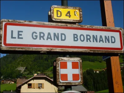 Dans quel département était située l'ancienne commune du Petit-Bornand-les-Glières ?