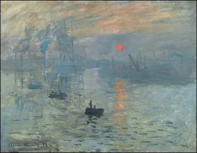 À qui doit-on ce tableau ''Impression, soleil levant'' ?