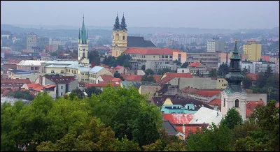 Dans quel pays se trouve Nitra, ville de 75 000 habitants ?