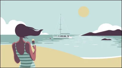 Qui chante : 
"Alors on regardait les bateaux / On suçait des glaces à l'eau / Les palaces, les restaurants / On ne faisait que passer d'vant..."