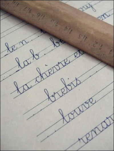 Comment se nomme cette écriture ?