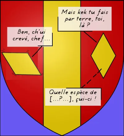 Apparemment, on tire au flanc, sur le flanc senestre... Où sommes-nous, dans le Tarn-et-Garonne ?