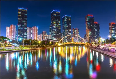 Laquelle de ces villes se situe en Corée du Sud ?