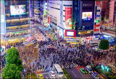 Partie Japon : Dans quelle ville japonaise peut-on emprunter le célèbre croisement Shibuya ?
