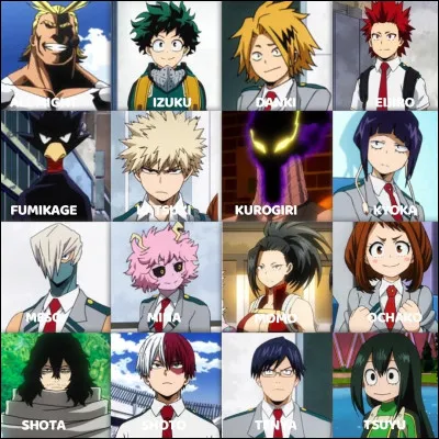 Qui est le personnage de ''My Hero Academia'' !