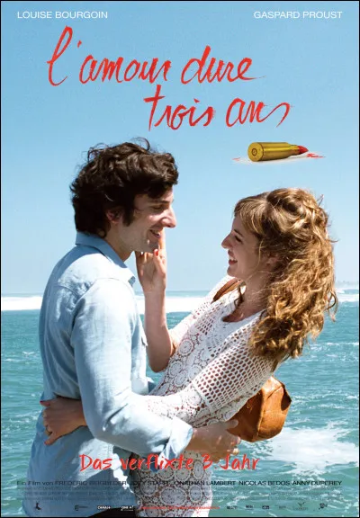 Qui est l'auteur du roman "L'Amour dure trois ans" ?