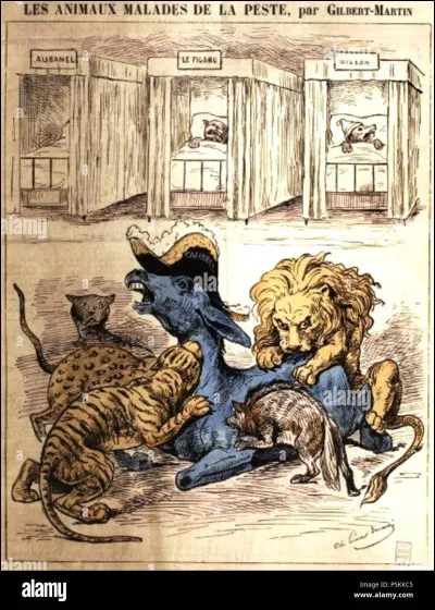 Qui a écrit "Les Animaux malades de la peste" ?