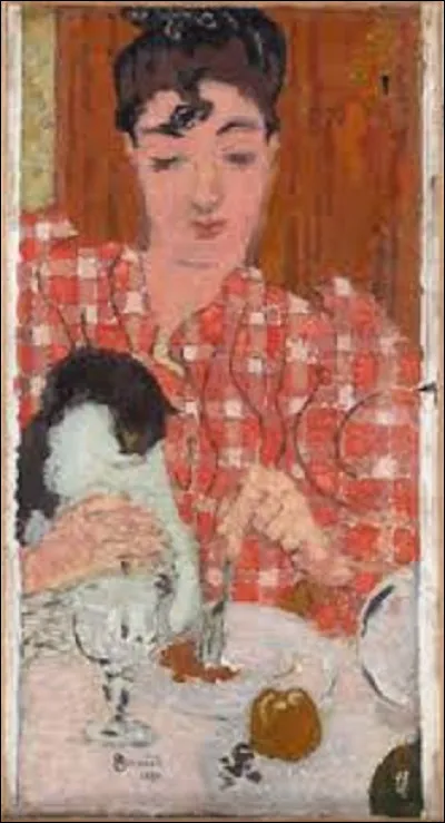 En 1892, quel nabi a réalisé cette toile intitulée ''Le Corsage à carreaux'' ?