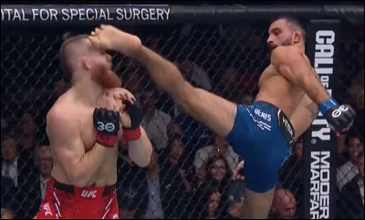 Contre qui Benoit Saint Denis a-t-il fait exploser sa cote de popularité avec un KO monstrueux le 11 novembre 2023 ?