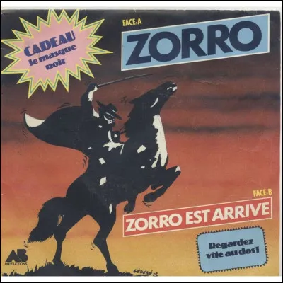 "Zorro est arrivé" est une chanson interprétée par Henri Salvador.