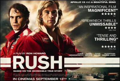 "Rush" est un film dans lequel joue Chris Hemsworth.