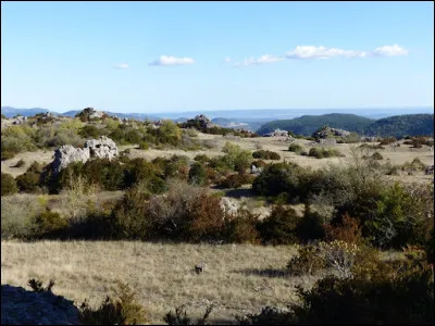 Quel est ce petit massif volcanique, culminant &agrave; 850 m d'altitude, situ&eacute; dans le nord ouest du d&eacute;partement entre la vall&eacute;e de la Lergue et le bassin de l'Orb ?