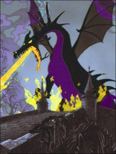 Dans le film Disney "La Belle au bois dormant", qui se transforme en dragon noir ?
