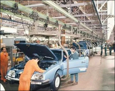 Pour l'occasion Citroën a fait construire la nouvelle usine...