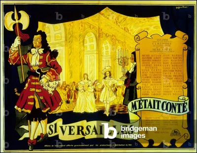 "SI Versailles m'était conté..." est un film mis en scène par Lucien Guitry.