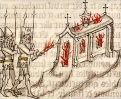 En 1142, le bourg de Vitry-en-Perthois est pris et incendié ; 1500 habitants meurent dans l'église : qui a causé ce drame ?