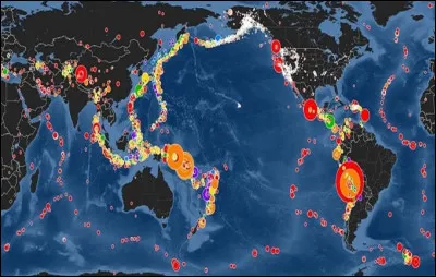 ''La ceinture de feu'' borde quel océan ?