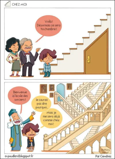 Es-tu content de te retrouver chez toi plus tôt car une prof est malade ?