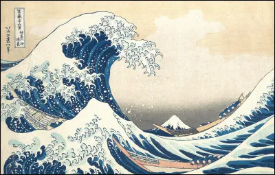 À qui doit-on cette belle toile, nommée "La Grande Vague de Kanagawa" ?