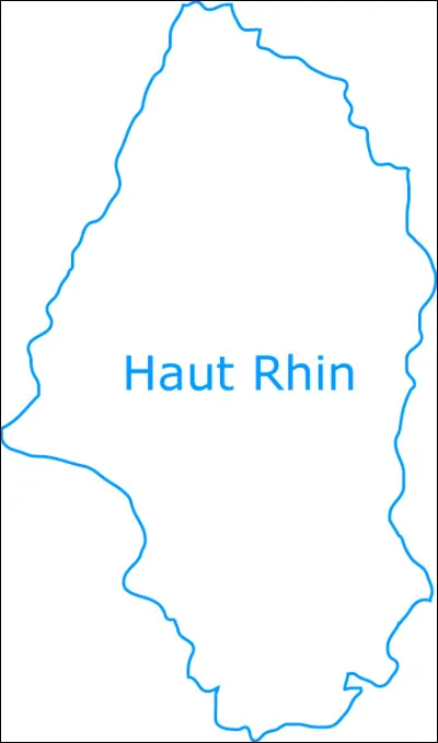 De quelle r&eacute;gion le d&eacute;partement du Haut-Rhin faisait-il partie ?