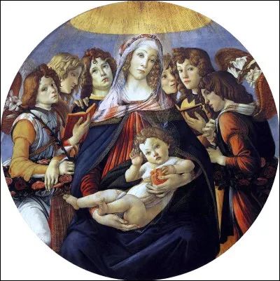Quel peintre italien est lauteur de ce tableau ''La Vierge à la grenade'' ?