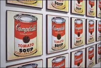 Cet artiste a créé une série d'uvres inspirées des célèbres peintures de boîtes de soupe Campbell's.