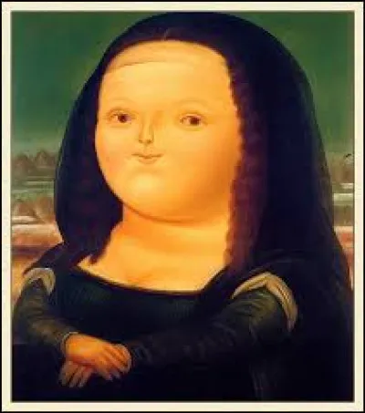 Il s'est légèrement inspiré de la célèbre Mona Lisa de Léonard de Vinci.