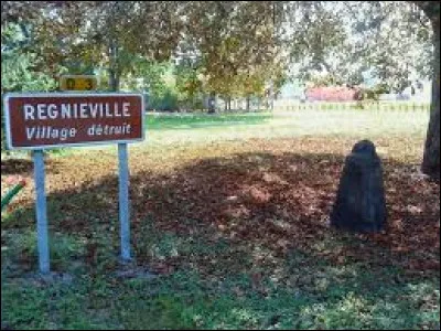 Nous faisons une halte en Lorraine, sur le territoire de Regniéville. Village détruit pendant la Première Guerre mondiale, dont le nom a été rattaché à Thiaucourt, dans le canton de Toul, il se situe dans le département ...