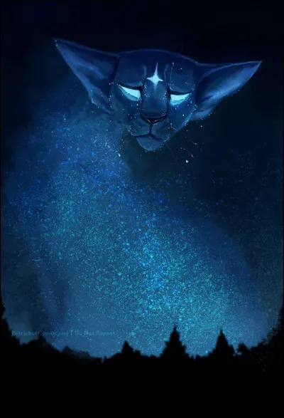 Des lunes plus tard, tu deviens Étoile de la Fougère, entouré de tes six enfants, Pelage Bleu, Griffe de Campagnol, Fleur de Lumière, Cur d'Espoir, Patte d'Étoile et Moustache Grise, de Patte de Lapin, d'Aile de Papillon ta meilleure amie et ses petits, et de Plume Rouge qui te donne une vie à la Source de Lune. Qui sera ton lieutenant ?