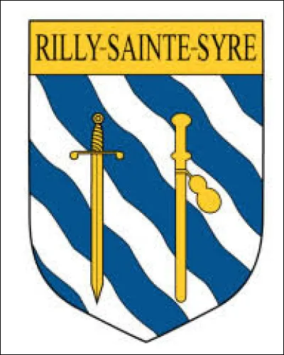 Voici le blason de Rilly-Sainte-Syre. Village de l'arrondissement de Nogent-sur-Seine, il se situe dans le département ...